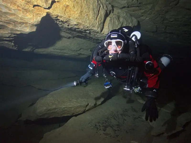 Lot Frankreich Ressell CCR Cave Rebreather Schulungen